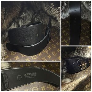 AXCESS ITALIAN LEATHER BELT